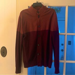 Rust-Colored Cardigan